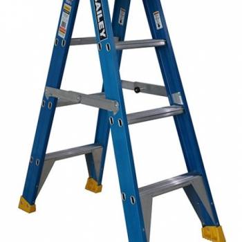 Bailey Professional Punchlock Fibreglass Double Sided Step Ladder Ft