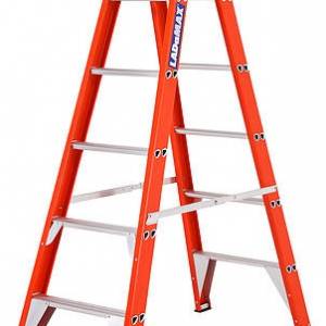 Ladamax Fibreglass 150kg Double Sided Ladder 6Ft - (1.8m)