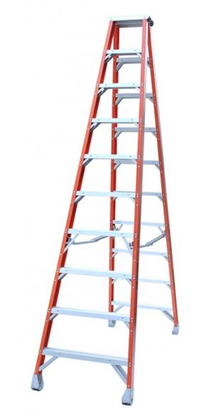Indalex Pro Series Fibreglass Double Sided Step Ladders 10ft 3.0m