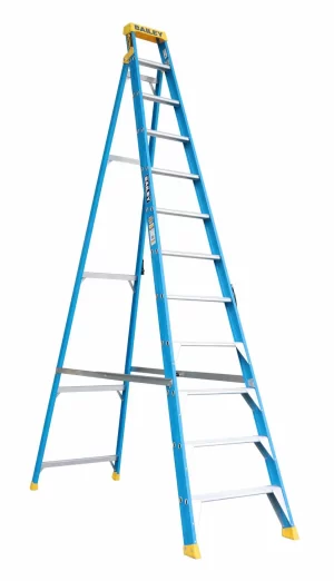 Single Sided Step Ladders - Fibreglass