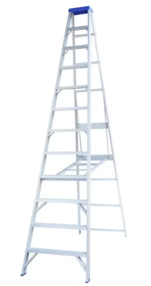 Single Sided Step Ladders - Aluminium
